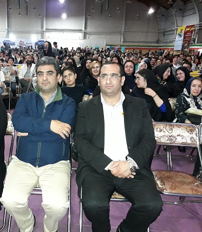 حضورنماینده مردم قزوین،آبیک و البرر در مجلس شورای اسلامی،شهردار تاکستان در هشتمین شب جشن رمضان