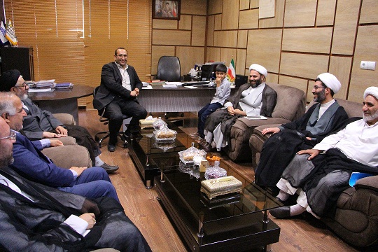 حضور حجت الاسلام حاجی ابراهیمی مسئول بعثه مقام معظم رهبری(مد) منطقه تهران در نمایشگاه حج