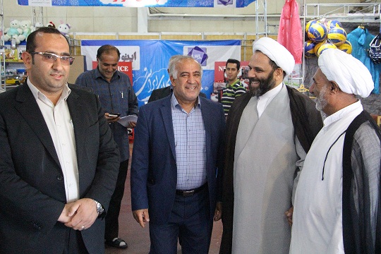 حضور حجت الاسلام حاجی ابراهیمی مسئول بعثه مقام معظم رهبری(مد) منطقه تهران در نمایشگاه حج