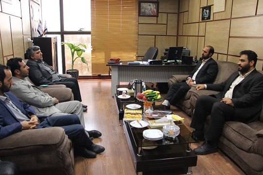 دیدار جمعی از اعضاء شورای اسلامی شهر قزوین با مدیرعامل شرکت نمایشگاه های بین المللی