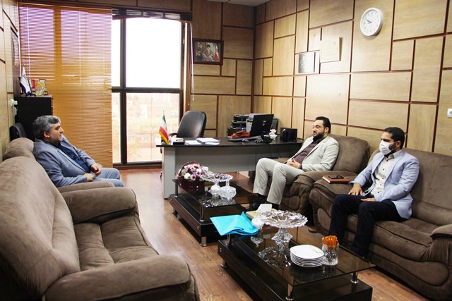 دیدار پیله چی رئیس جهاد دانشگاهی با خورگامی مدیرعامل شرکت نمایشگاههای بین المللی استان قزوین