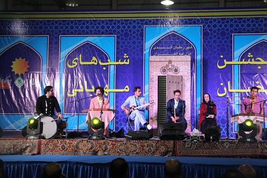 حضور استاندار قزوین وجمعی از مسئولان استان در ششمین شب برگزاری جشن رمضان