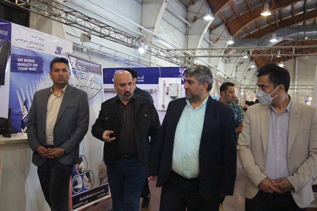 حضور حیدری مشاور معاون وزیر و مسئول هماهنگی امور استان ها در نمایشگاه قزوین