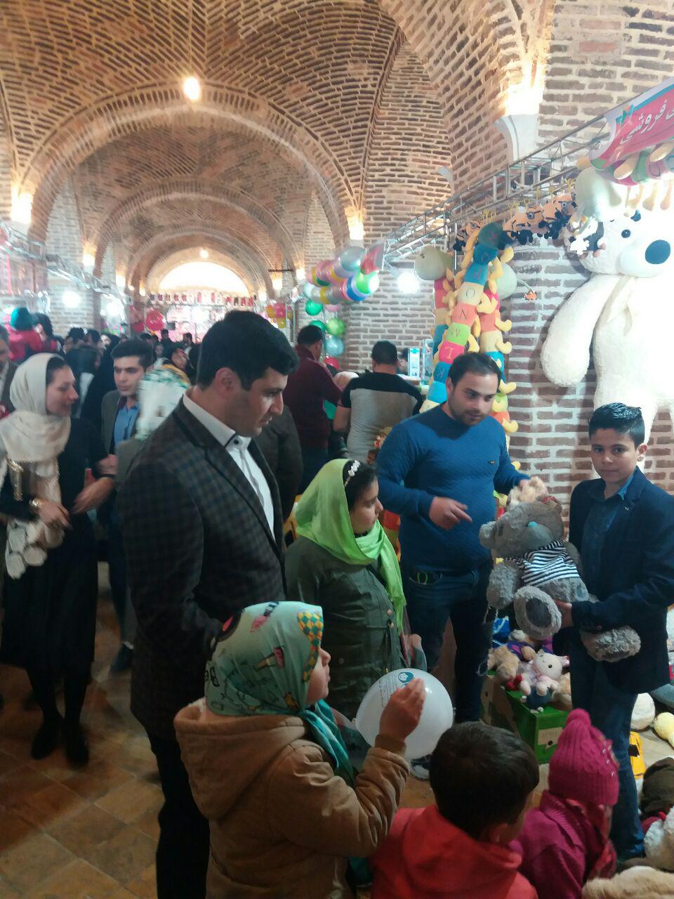 برگزاری جشنواره اسباب بازی با مشارکت شرکت نمایشگاه قزوین و سازمان فرهنگی ورزشی در سرای سعدالسلطنه